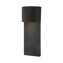 Load image into Gallery viewer, Tempe Outdoor Wall Light in Soft Black (Large).
