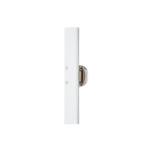 Load image into Gallery viewer, Titus LED Wall Light in Polished Nickel (18.75-Inch).
