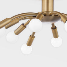 Load image into Gallery viewer, Tristan Semi Flush Mount Ceiling Light in Detail.
