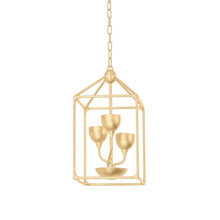 Load image into Gallery viewer, Westwood Pendant Light in Vintage Gold Leaf (5-Light).
