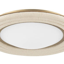 Load image into Gallery viewer, Zion LED Flush Mount Ceiling Light in Detail.
