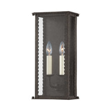 Load image into Gallery viewer, Zuma Outdoor Wall Light in French Iron (2-Light).
