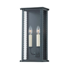 Load image into Gallery viewer, Zuma Outdoor Wall Light in Verdigris (2-Light).
