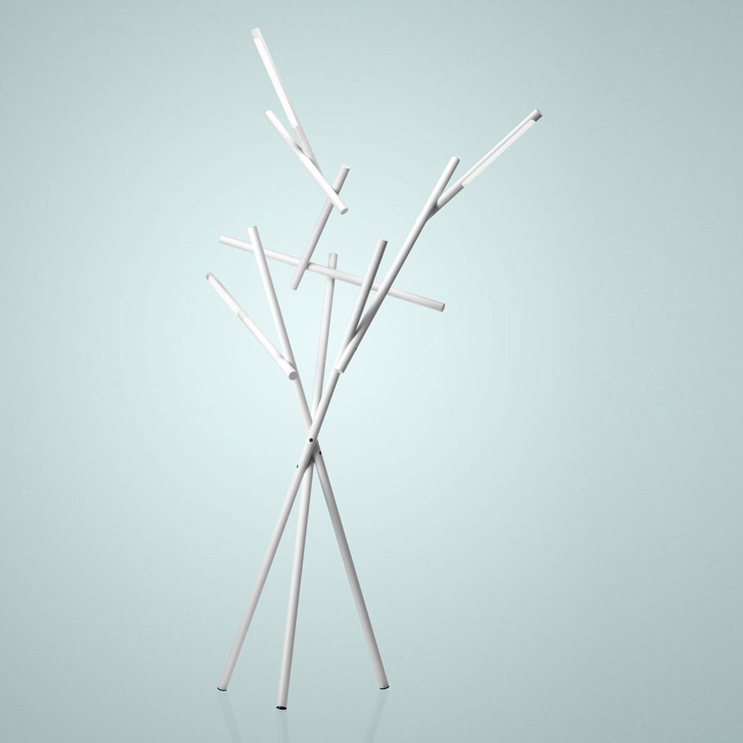 Tuareg LED Floor Lamp in White.