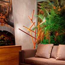 Load image into Gallery viewer, Tuareg LED Floor Lamp in living room.
