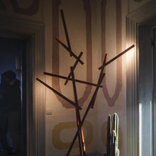 Load image into Gallery viewer, Tuareg LED Floor Lamp in living room.
