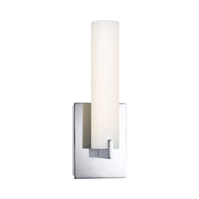 Load image into Gallery viewer, Tube LED Bath Wall Light in Chrome.

