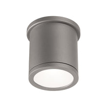 Load image into Gallery viewer, Tube LED Flush Mount Ceiling Light in Graphite (Small).
