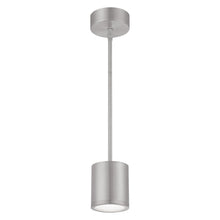 Load image into Gallery viewer, Tube LED Pendant Light in Brushed Aluminum.
