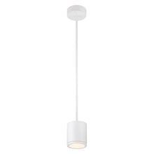 Load image into Gallery viewer, Tube LED Pendant Light in White.

