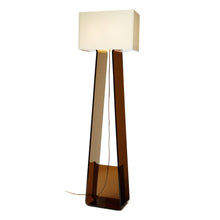 Load image into Gallery viewer, Tube Top Floor Lamp in White/Char.
