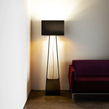 Load image into Gallery viewer, Tube Top Floor Lamp in living room.
