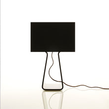 Load image into Gallery viewer, Tube Top Table Lamp in Charcoal/Charcoal/Medium.
