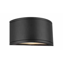 Load image into Gallery viewer, Tuble Horizontal Outdoor LED Wall Light in Black (1-Light).
