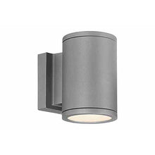 Load image into Gallery viewer, Tuble Vertical Outdoor LED Wall Light in Graphite (2-Light).
