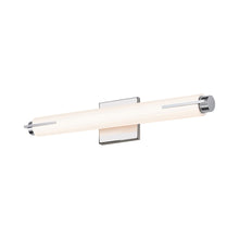 Load image into Gallery viewer, Tubo Slim LED Bath Bar in Small/Polished Chrome/Spine Trim.
