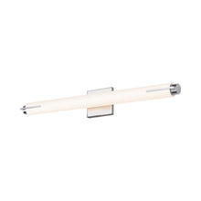 Load image into Gallery viewer, Tubo Slim LED Bath Bar in Medium/Polished Chrome/Spine Trim.
