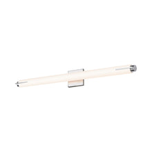 Load image into Gallery viewer, Tubo Slim LED Bath Bar in Large/Polished Chrome/Spine Trim.
