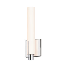 Load image into Gallery viewer, Tubo Slim LED Bath Vanity Light in Small/Polished Chrome/Spine Trim.
