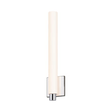 Load image into Gallery viewer, Tubo Slim LED Bath Vanity Light in Large/Polished Chrome/Drum Trim.
