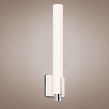 Load image into Gallery viewer, Tubo Slim LED Bath Vanity Light in Detail.

