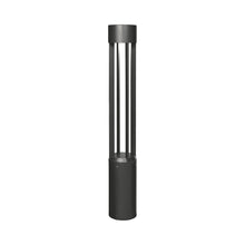 Load image into Gallery viewer, Turbo Outdoor LED Bollard in Black.
