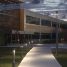 Load image into Gallery viewer, Turbo Outdoor LED Bollard - Additional image.
