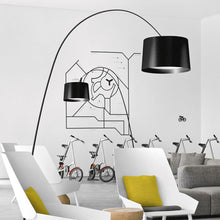 Load image into Gallery viewer, Twice As Twiggy LED Floor Lamp in living room.
