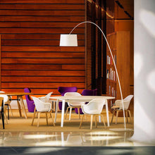 Load image into Gallery viewer, Twiggy Elle LED Floor Lamp in dining room.
