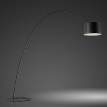 Load image into Gallery viewer, Twiggy Elle Wood Floor Lamp in Black.

