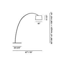 Load image into Gallery viewer, Twiggy Floor Lamp - line drawing.
