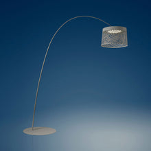 Load image into Gallery viewer, Twiggy Grid Outdoor LED Floor Lamp Greige.

