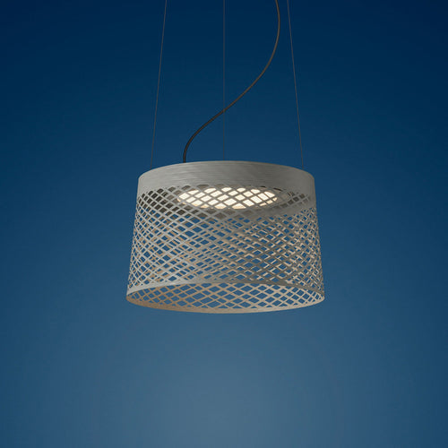 Twiggy Grid Outdoor LED Pendant Light - Greige.