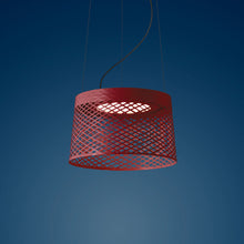 Load image into Gallery viewer, Twiggy Grid Outdoor LED Pendant Light in Carminio.
