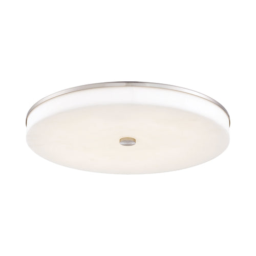 U.H.O. LED Flush Mount Ceiling Light in Brushed Nickel.