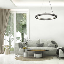 Load image into Gallery viewer, Boks LED Pendant Light in living room.
