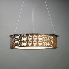 Load image into Gallery viewer, Clarus Drum LED Pendant Light in Detail.
