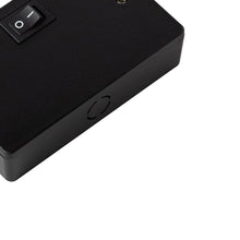 Load image into Gallery viewer, Puck Under-Cabinet LED Puck Hardwired Box with On/Off Switch in Detail.
