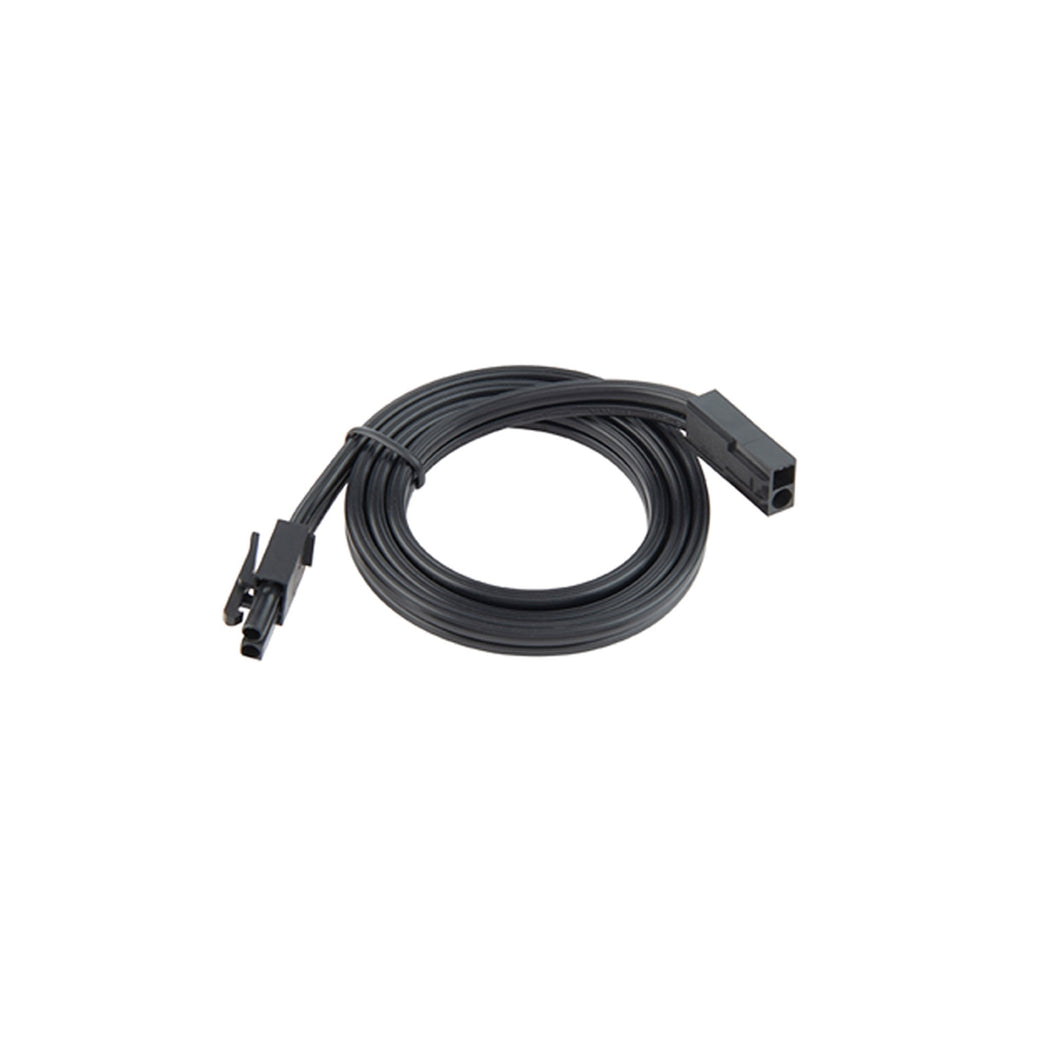 Puck Under-Cabinet LED Puck Light Interconnect Cable in Black (Small).