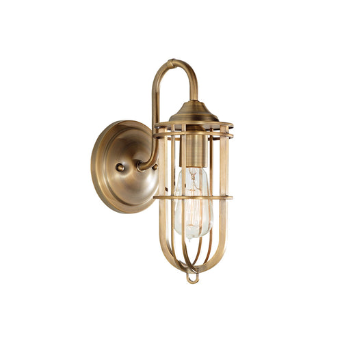Urban Renewal Bath Wall Light in Brass.