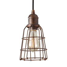 Load image into Gallery viewer, Urban Renewal Open Cage Pendant Light Detail.
