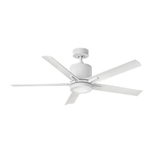 Load image into Gallery viewer, Vail LED Ceiling Fan in Matte White.
