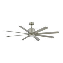 Load image into Gallery viewer, Vantage LED Ceiling Fan in Brushed Nickel.
