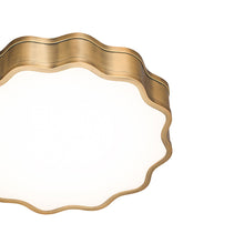 Load image into Gallery viewer, Vaughn LED Flush Mount Ceiling Light in Detail.
