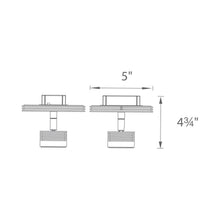 Load image into Gallery viewer, Vector Monopoint LED Ceiling / Wall Light - line drawing.
