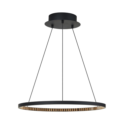 Vellavi LED Chandelier in Black.