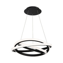 Load image into Gallery viewer, Veloce LED Chandelier in Black (Small).
