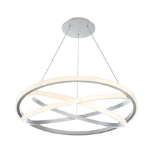 Load image into Gallery viewer, Veloce LED Chandelier in Titanium (Medium).
