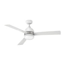 Load image into Gallery viewer, Verge LED Ceiling Fan in Matte White.
