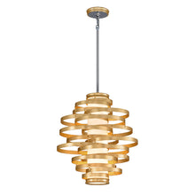 Load image into Gallery viewer, Vertigo Pendant Light in Gold Leaf/3-Light.
